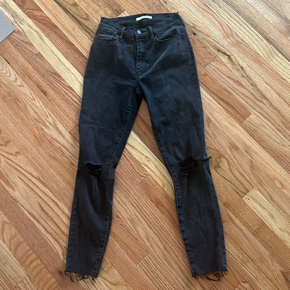 Faded Black PacSun High Rise Jeggings Jeans, size 24